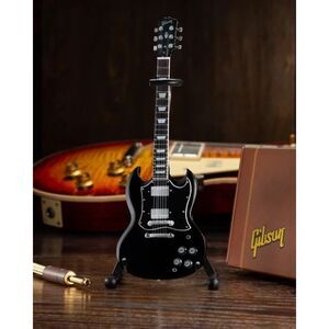 Gibson SG Standard Ebony 1:4 Scale 10 Inch Miniature Electric Guitar Model